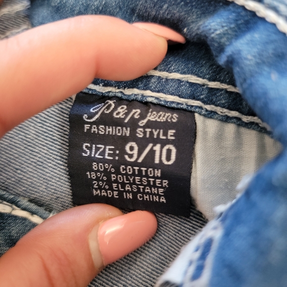 P and P fashion style straight leg jeans size 9/10 - Picture 3 of 5